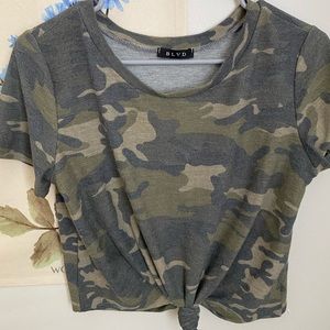 Tie front top